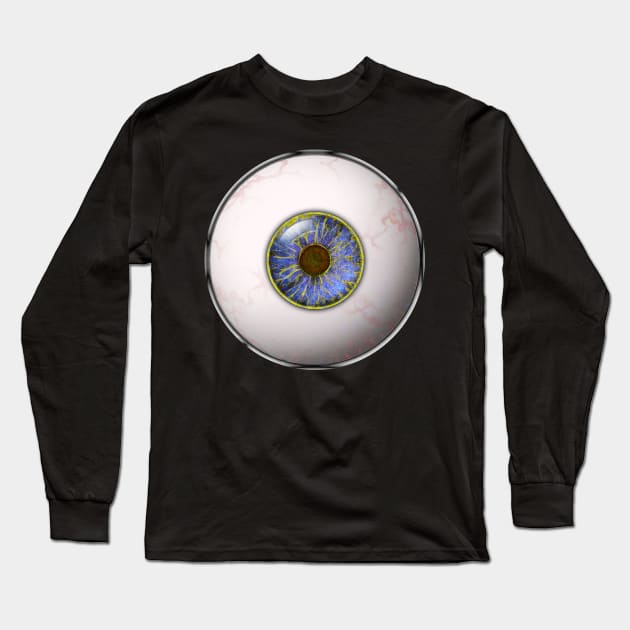 Alabaster Eyball Jewel Long Sleeve T-Shirt by crunchysqueak